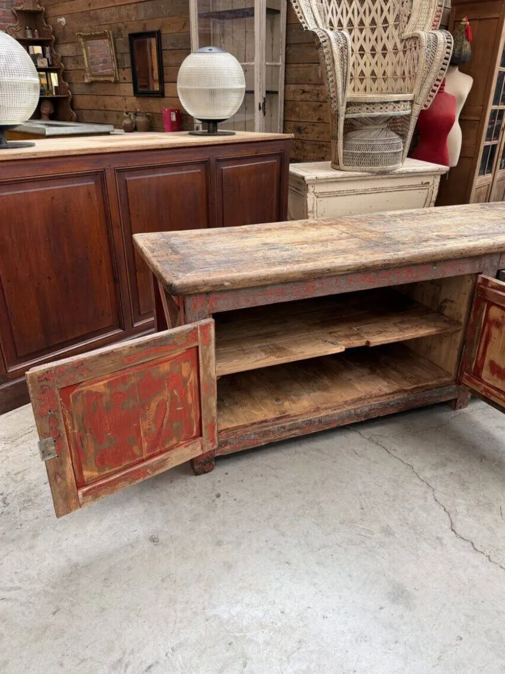 Grand meuble d’atelier début XXème
