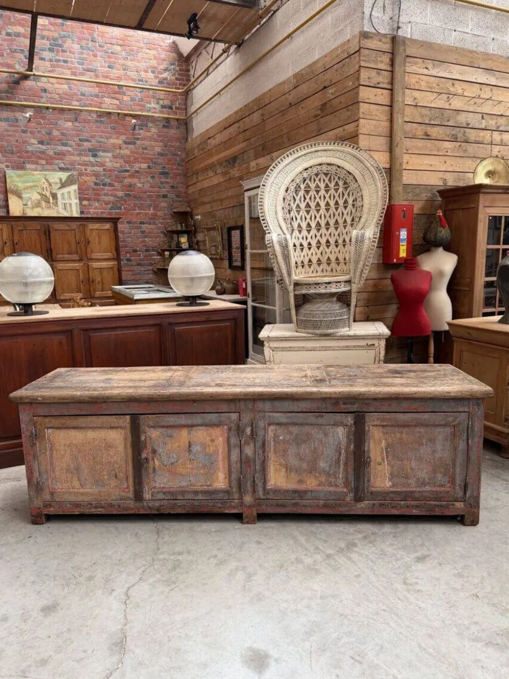 Grand meuble d’atelier début XXème