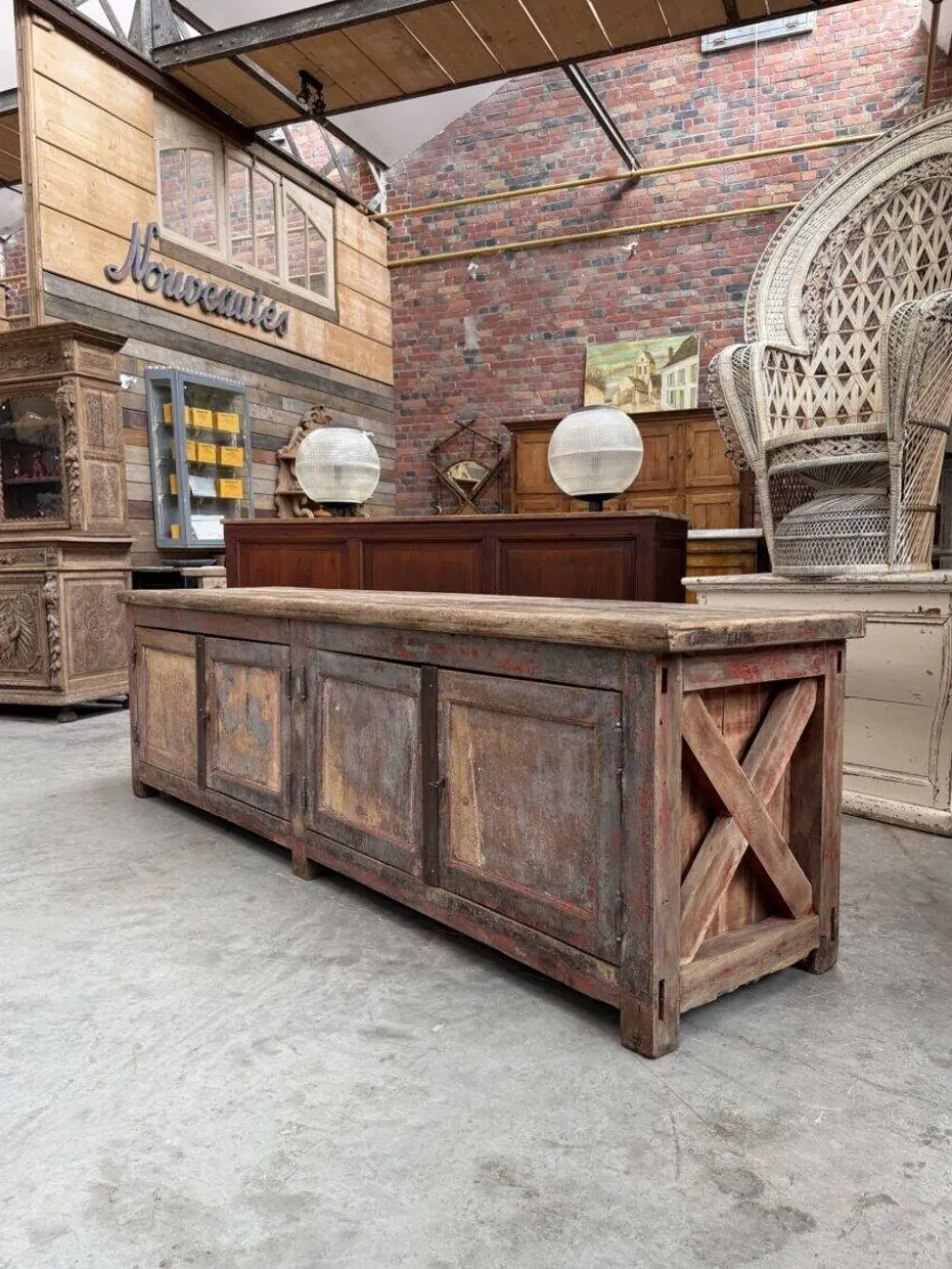 Grand meuble d’atelier début XXème