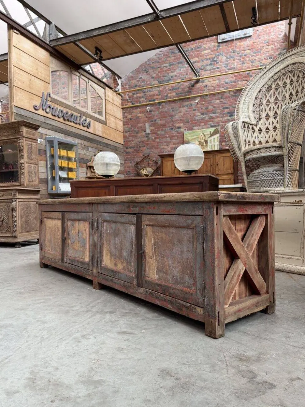 Grand meuble d’atelier début XXème