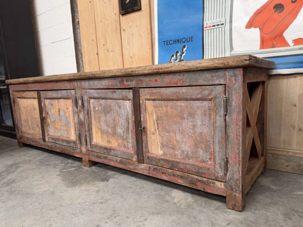 Grand meuble d’atelier début XXème
