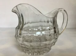 Grand pichet broc en verre rond