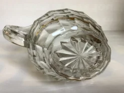 Grand pichet broc en verre rond