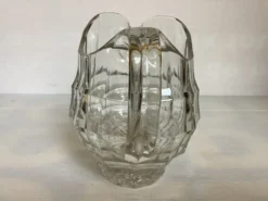 Grand pichet broc en verre rond