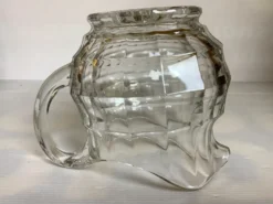 Grand pichet broc en verre rond