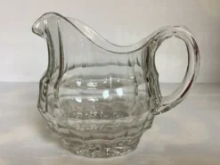 Grand pichet broc en verre rond