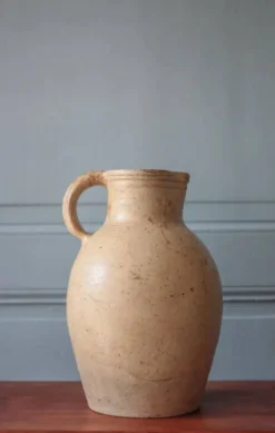 Grand pichet grès vintage, carafe vintage, cruche, cuisine, collection, poterie, stoneware pitcher, jug