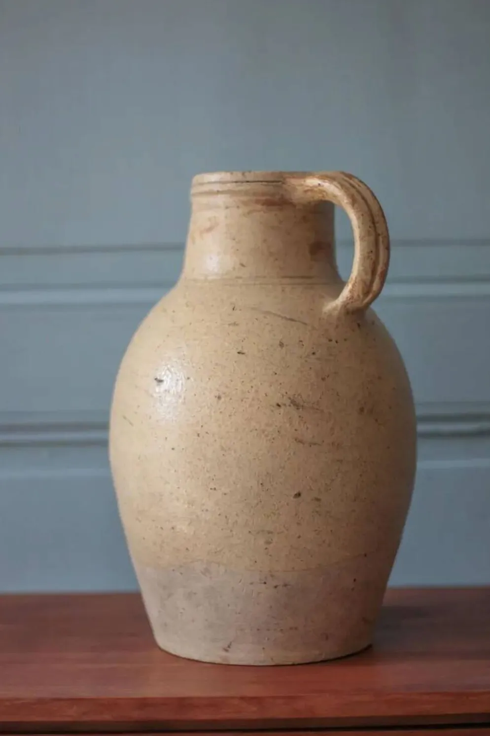 Grand pichet grès vintage, carafe vintage, cruche, cuisine, collection, poterie, stoneware pitcher, jug