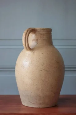 Grand pichet grès vintage, carafe vintage, cruche, cuisine, collection, poterie, stoneware pitcher, jug