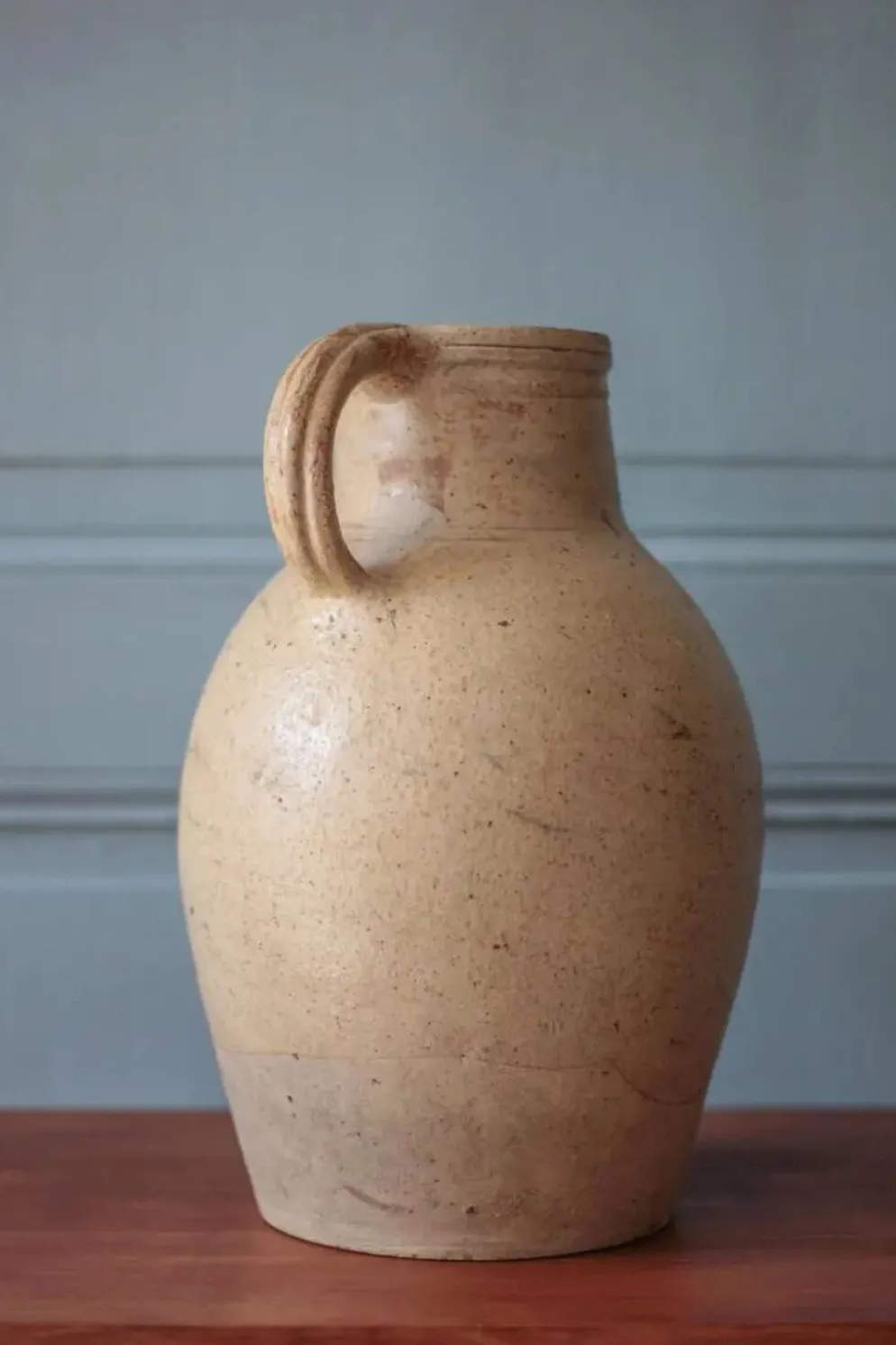Grand pichet grès vintage, carafe vintage, cruche, cuisine, collection, poterie, stoneware pitcher, jug