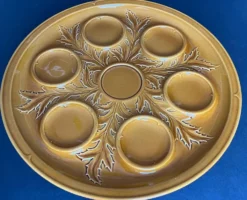 Grand plat à coquillages en céramique