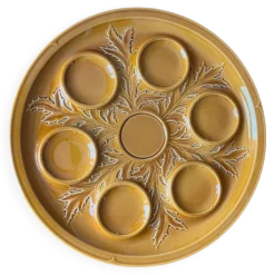 Grand plat à coquillages en céramique