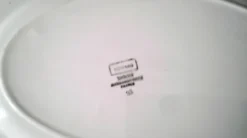 Grand Plat de service Digoin Sarreguemines Modèle Ecossais
