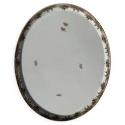 Grand plat de service en porcelaine