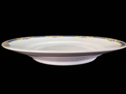 Grand plat de service rond mi-creux Bernardaud Limoges – Art Déco – A718