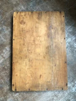 Grand plateau en bois art déco