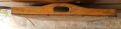 Grand plateau en bois art déco