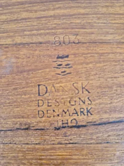 Grand plateau en teck par Jens Quistgaard pour Dansk Designs, Danemark, 1960.