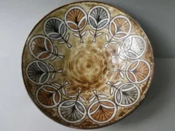 Grand plat en céramique Jean-Claude Malarmey Vallauris, vers 1960