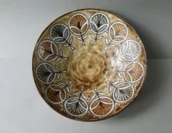 Grand plat en céramique Jean-Claude Malarmey Vallauris, vers 1960
