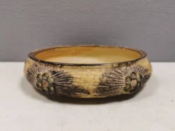 Grand plat en céramique par Jette Hellerøe, Danemark, années 1970.