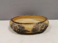 Grand plat en céramique par Jette Hellerøe, Danemark, années 1970.