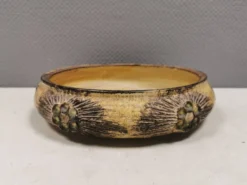 Grand plat en céramique par Jette Hellerøe, Danemark, années 1970.
