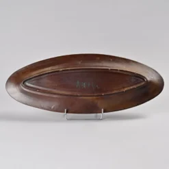 Grand plat en céramique par Michel Anasse, France, circa 1960