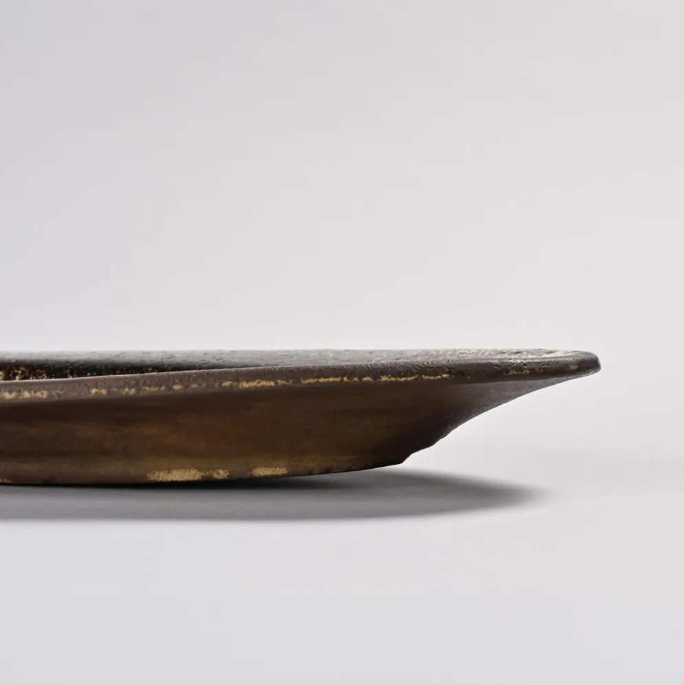 Grand plat en céramique par Michel Anasse, France, circa 1960