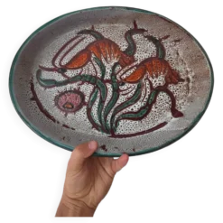 Grand plat façon Vallauris