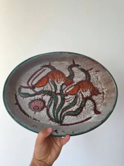 Grand plat façon Vallauris