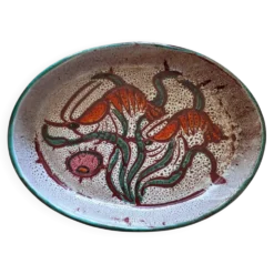 Grand plat façon Vallauris