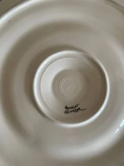 Grand plat à huîtres, coquillages Henriot Quimper