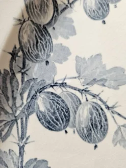 Grand plat ovale ancien Sarreguemines – modèle Goseilles