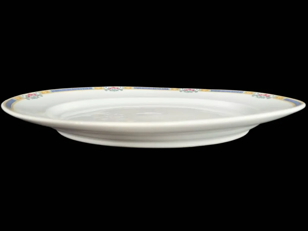 Grand plat ovale en porcelaine de Limoges Bernardaud & Cie – Art Déco