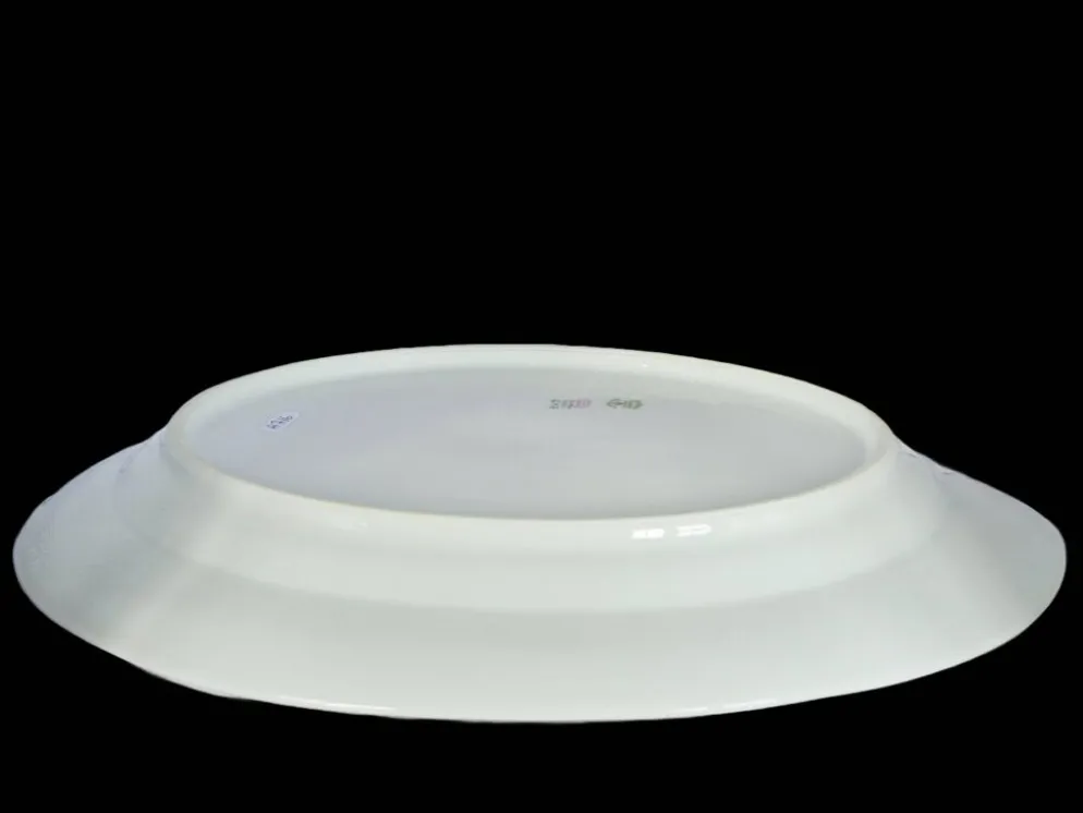 Grand plat ovale en porcelaine de Limoges Bernardaud & Cie – Art Déco