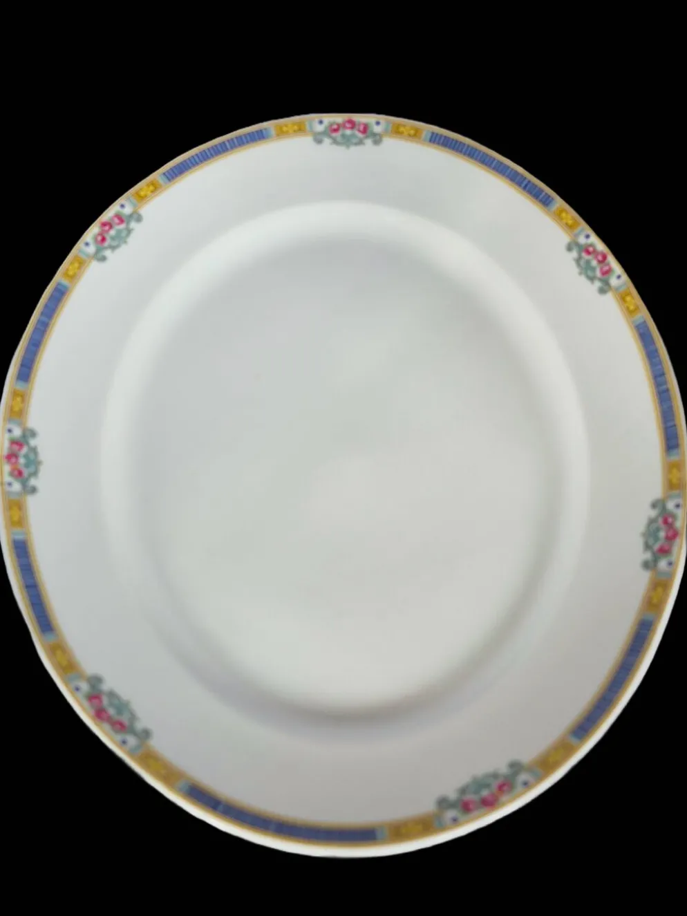 Grand plat ovale en porcelaine de Limoges Bernardaud & Cie – Art Déco
