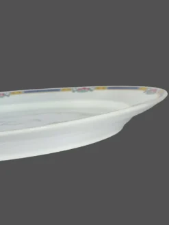 Grand plat ovale en porcelaine de Limoges Bernardaud & Cie – Art Déco