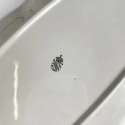 Grand plat à poisson modèle Réverbère par KG Lunéville