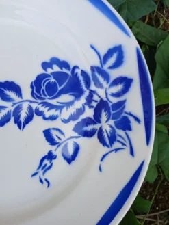 Grand plat rond ancien Badonviller