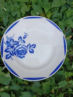 Grand plat rond ancien Badonviller