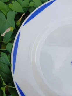 Grand plat rond ancien Badonviller