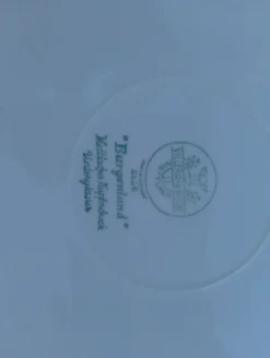 Grand plat rond vintage année 1950 Villeroy & boch série burgenland