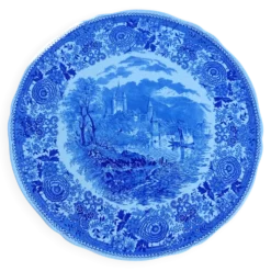 Grand plat rond vintage année 1950 Villeroy & boch série burgenland