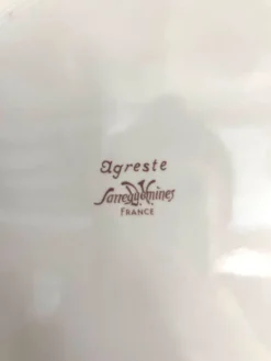 Grand plat Sarreguemines floral