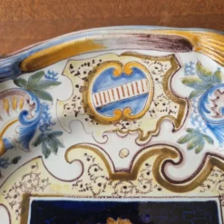 Grand plat St Clément ancienne décoration mural décor lion