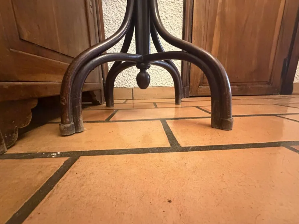 Grand portemanteau perroquet en hêtre courbé attribué à Thonet – fin XIXe s