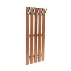 Grand porte manteau vintage avec patères réalisé dans les années 60