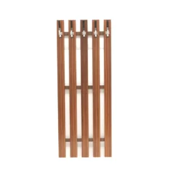 Grand porte manteau vintage avec patères réalisé dans les années 60