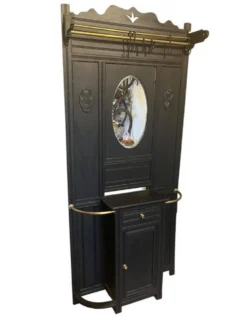 Grand portemanteau vintage sur pied / portemanteau de sol